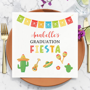 Serviette En Papier Fête Mexicaine de Remise de Diplômes