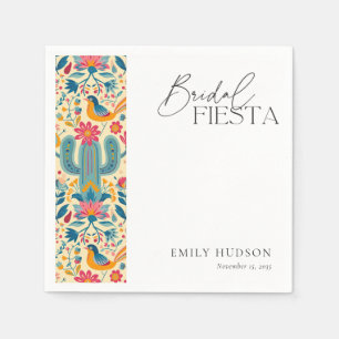Serviette En Papier Fête Mexicaine Florale Mariage