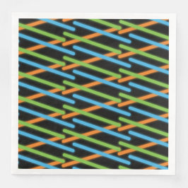 Serviette En Papier Fête Neon Laser Tag
