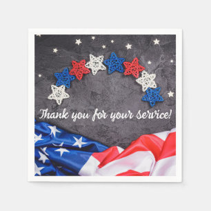 Serviette En Papier Fête patriotique