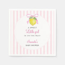 Fête prénatale Coquette Lemon Rose