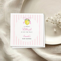 Fête prénatale Coquette Lemon Rose