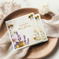 Fête Prénatale Fleurs Sauvages Maman Abeille Vinta