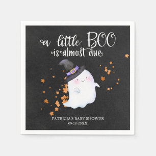 Serviette En Papier Fête Prénatale pour Bébé Fille Halloween Fantôme L