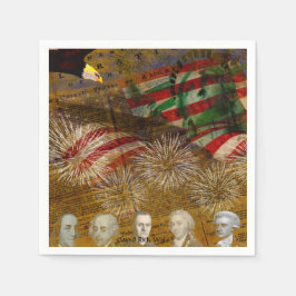 Serviette En Papier Fêter l'indépendance