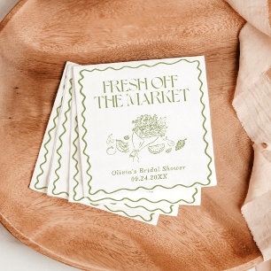 Serviette En Papier Fêtes des mariées serviettes fraîches du marché