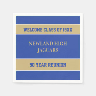 Serviette En Papier Fêtez ! Classe PERSONNALISÉE - Retrouvailles