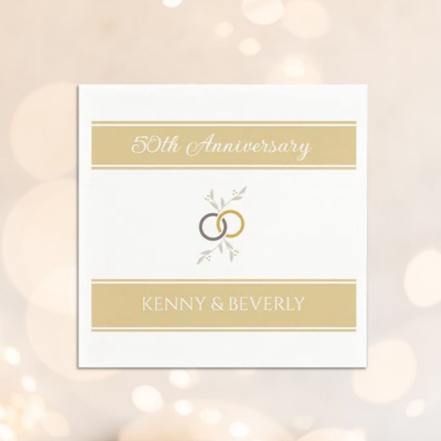 Serviette En Papier Fêtez ! serviettes d'anniversaire personnalisées (Créateur téléchargé)
