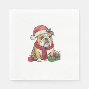 Serviette En Papier Feu de Noël Feu de Noël