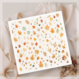 Serviette En Papier Feuil automne  