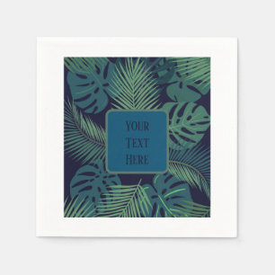 Serviette En Papier feuille de palmier tropical Papier Napkin