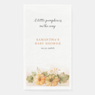 Serviette En Papier Feuille rouille Citrouille Automne Filles Baby sho
