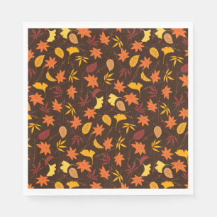 Serviette En Papier Feuilles d'automne