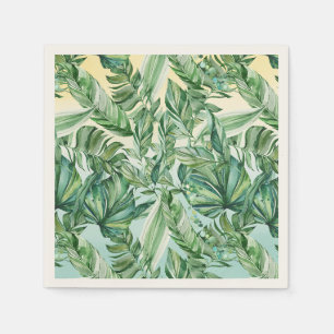 Serviette En Papier Feuilles tropicaux Ombre
