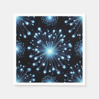 Serviette En Papier Feux d'Artifice Intenses