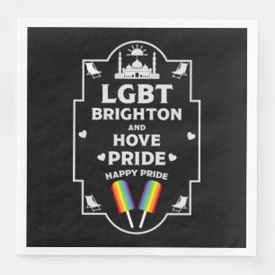 Serviette En Papier Fierté de Brighton et de Hove