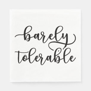 Serviette En Papier Fierté Et Préjudice - À Peine Tolérable I
