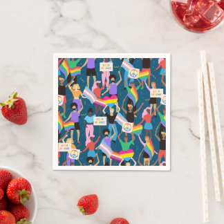 Serviette En Papier Fierté LGBTQ+