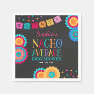 Serviette En Papier Fiesta Baby shower Napkin Nacho fête moyenne