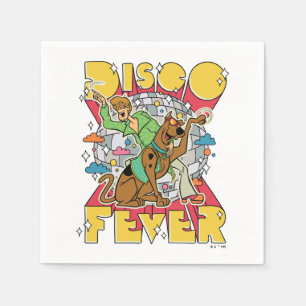 Serviette En Papier Fièvre de Disco avec Scooby et Shaggy