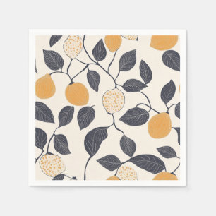 Serviette En Papier fig papier motif Napkin