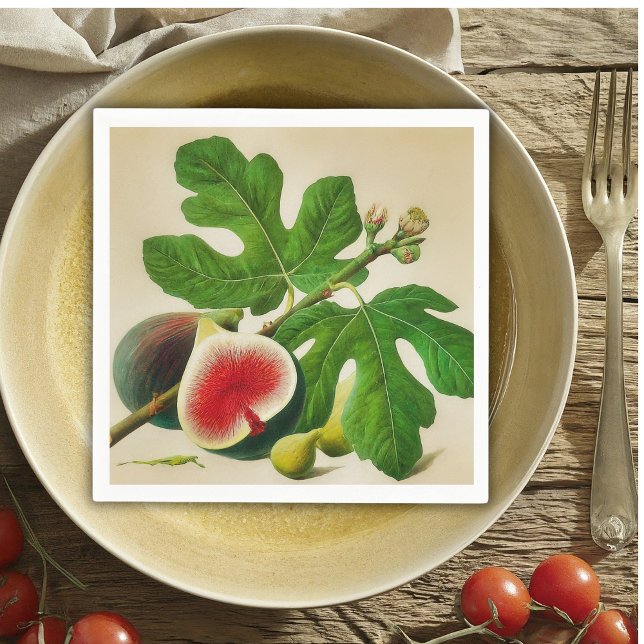 Serviette En Papier figues vintages (Créateur téléchargé)