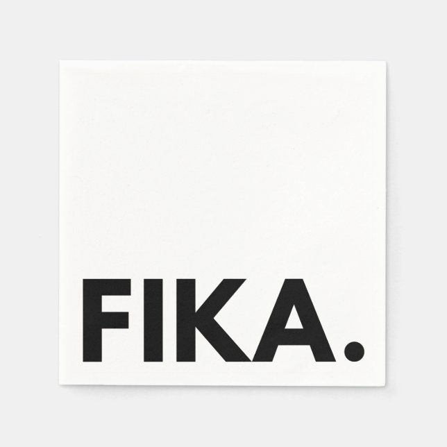 Serviette En Papier Fika Bold (Devant)