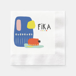 Serviette En Papier Fika Déco