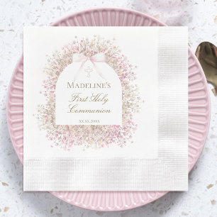 Serviette En Papier Fille de première communion