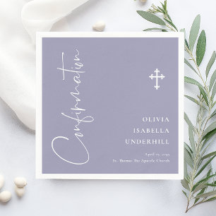 Serviette En Papier Filles de Script Confirmation 
