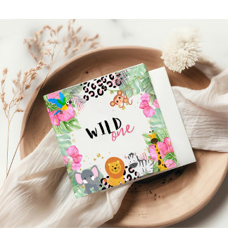 Serviette En Papier Filles d'une jungle sauvage Anniversaire Napkin