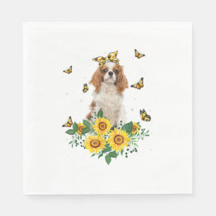 Serviette En Papier Filles Femmes Maman Cavalier King Charles Spaniel