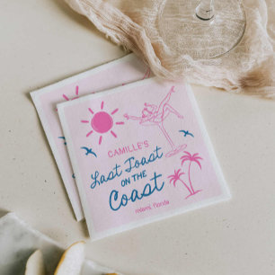 Serviette En Papier Fin de semaine du Dernier toast de plage