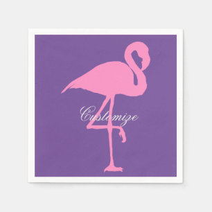Serviette En Papier Flamant rose rose Thunder_Cove
