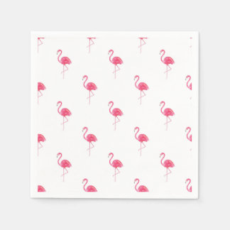 Serviette En Papier Flamant rose tropical