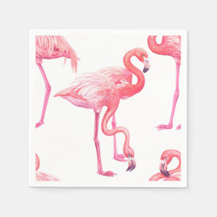 Serviette En Papier Flamants roses