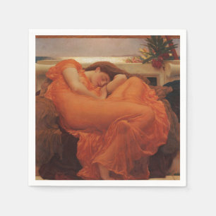 Serviette En Papier Flaming June Frederic Leighton Impression d'art fi