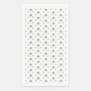 Serviette En Papier Flèche de neige grise