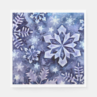 Serviette En Papier Flèches bleues