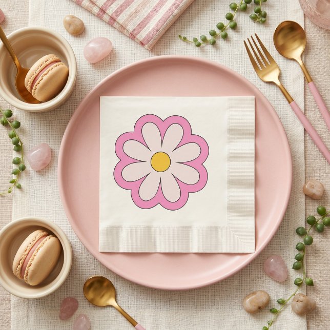Serviette En Papier Fleur (Créateur téléchargé)
