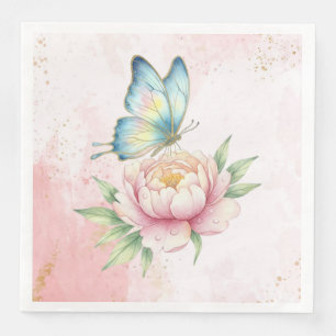 Serviette En Papier Fleur