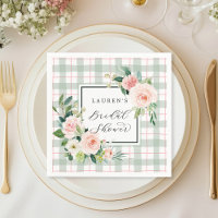 Fleur aquarelle | Pastel Plaid Fête des mariées