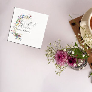 Serviette En Papier Fleur du Jardin français