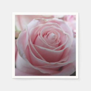 Serviette En Papier Fleur Rose mignonne