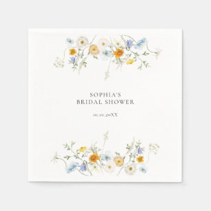 Serviette En Papier Fleur sauvage précis