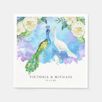 Fleur tropicale de paon | Monogramme botanique boh