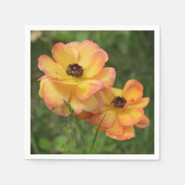 Serviette En Papier Fleurs