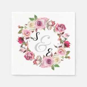 Serviette En Papier Fleurs couronnes pour toutes les occasions