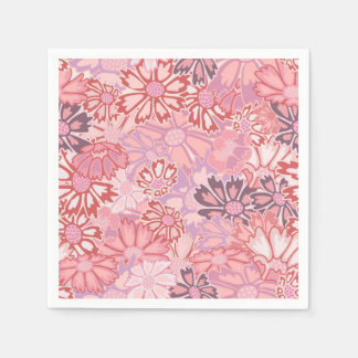 Serviette En Papier Fleurs de cosmos
