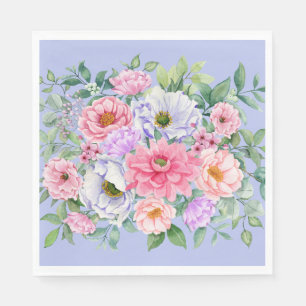 Serviette En Papier Fleurs de Jardin d'été délicieuses